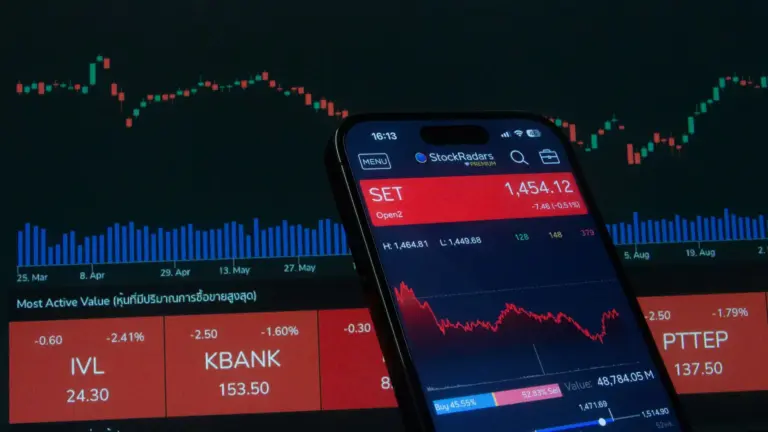 how to buy stocks for beginners illustrated with a finance-themed photo